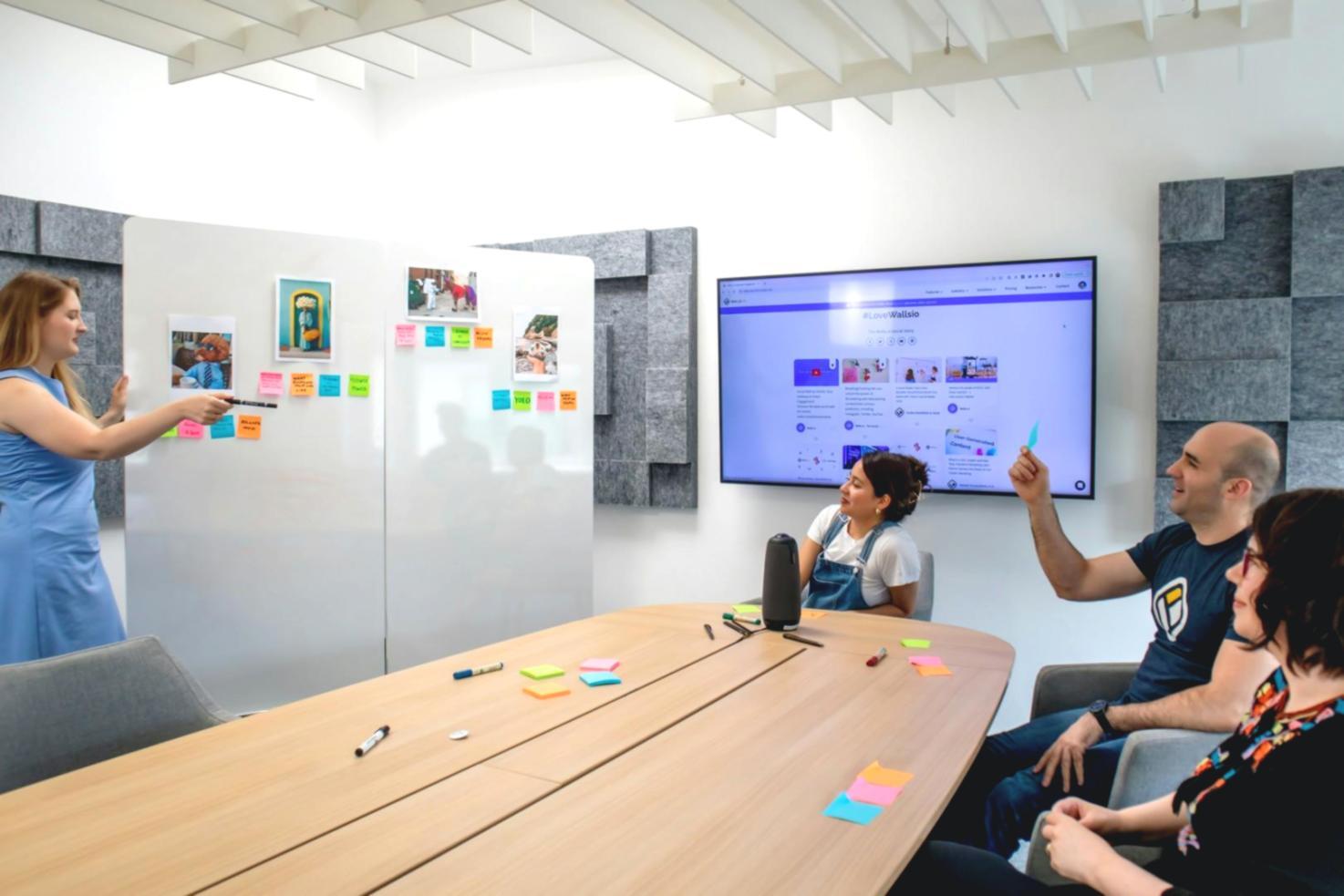 Typical client consultation session showing collaborative planning approach